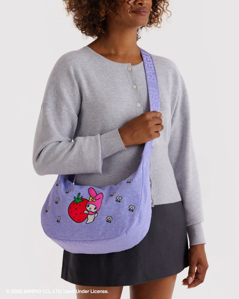 Medium Nylon Crescent Bag