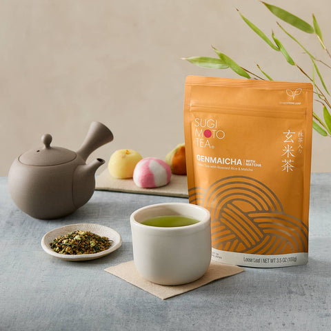 Genmaicha (Japanese Green Tea with Roasted Rice) Loose Leaf