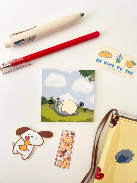 Cute sticky note pad 3x3