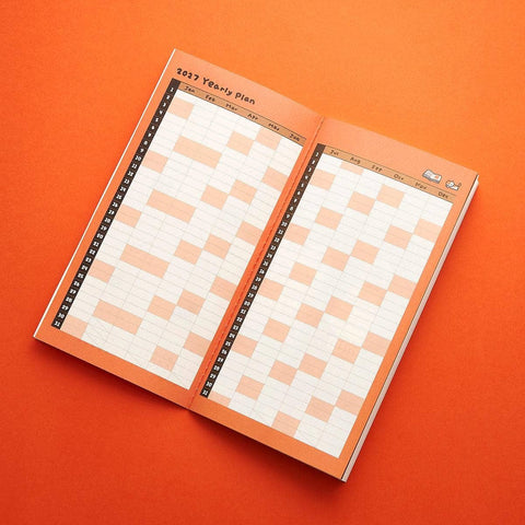 The 2027 Monthly Planner Insert For Travelers Notebook, Tn Size Monthly Schedule Book, Kawaii Dated Refill, The Little Things - Rin! Studio
