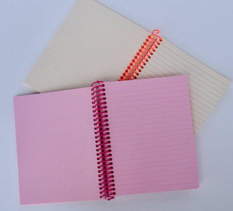 Hibiscus Spiral Bound Riso Lined Notebook