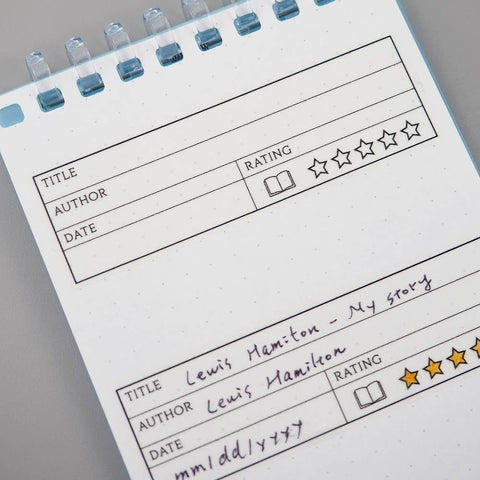 LAOMIS 5 Star Book, Reading Rating Writable Washi Stickers