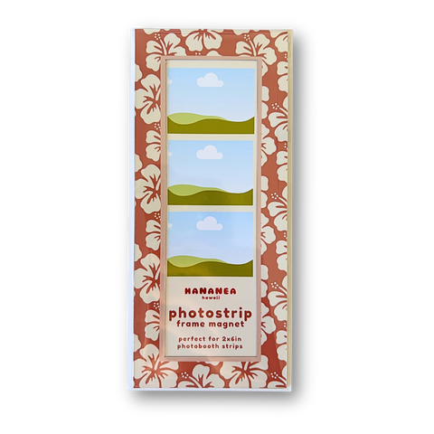 Floral and Fauna Photobooth Frame Magnet