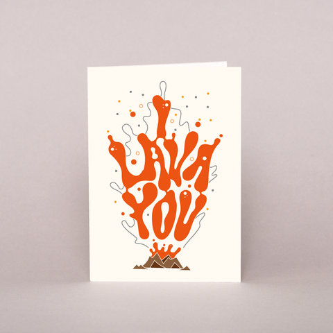 I Lava You Card