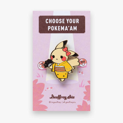 Pokema'am 1 Hard Enamel Pins