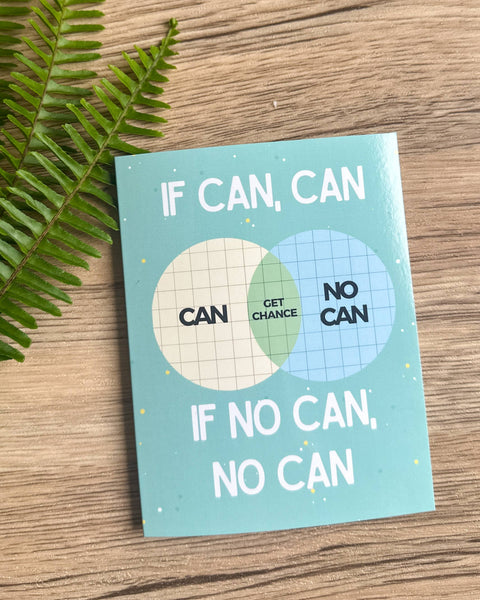 If Can, Can Venn Diagram - Greeting Card
