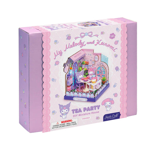 My Melody and Kuromi Tea Party - DIY Miniature House Kit