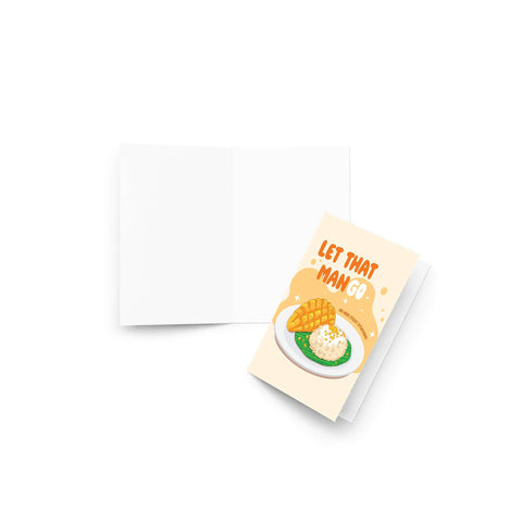 ManGO Funny Divorce Cards | Thai Sticky Rice Dessert Break Up Greetings