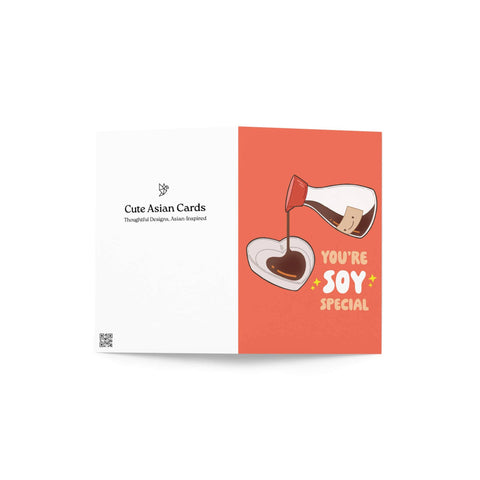 Soy Special | Heart Soy Sauce Funny I Love You Card for Her