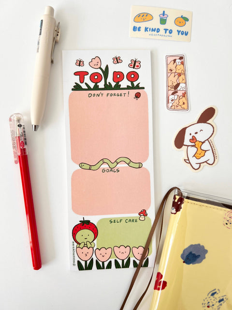 Cute to do note pad