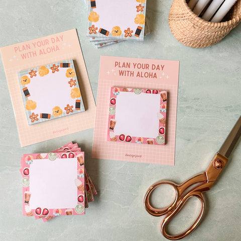 Cute Snacks Sticky Note