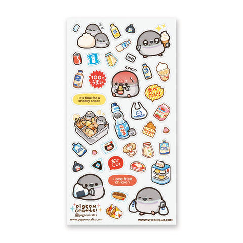 Snacky Snack Time Sticker Sheet
