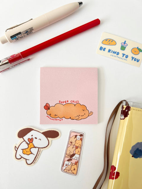 Cute sticky note pad 3x3