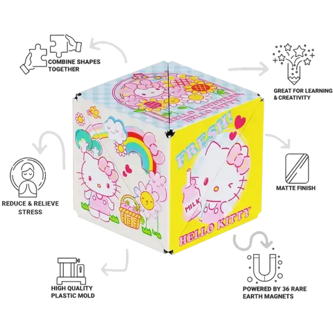 Shashibo Hello Kitty 12-pc Magnetic Puzzle Cube