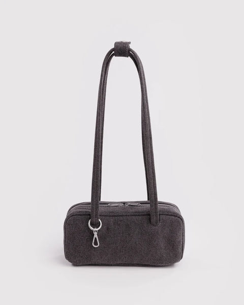 Small Denim Bowler Bag