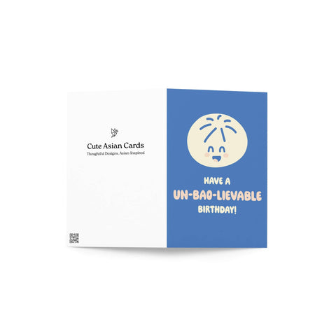 Un-Bao-lieveable Cute Birthday Cards | Asian Bao Dim Sum Food Snacks
