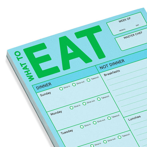 What to Eat Pad with Magnet (Pastel Version)