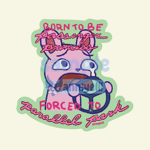 Passenger princess Die-Cut Sticker