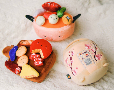 Hot Pot Multipiece Pet Plush Toy Ecofriendly