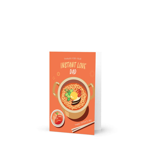 Instant Noodle Father's Day Card | Funny Ramen Pot Pun for Dad