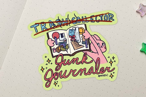 Junk journaler Die-Cut Sticker