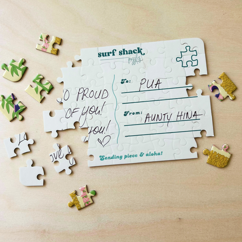 Hoʻomaikaʻi (Congratulations) Postcard Puzzle