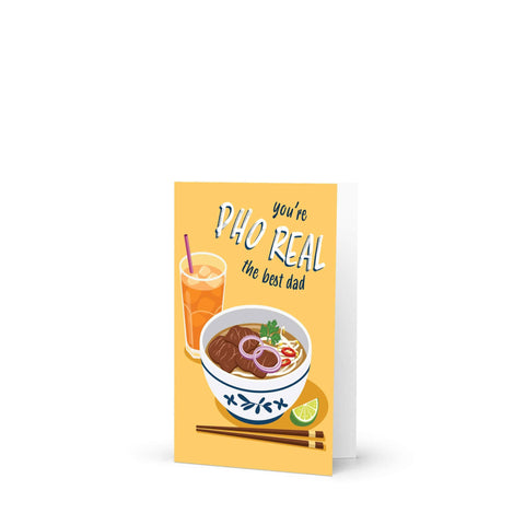 Pho Father's Day Card | Funny Vietnamese Noodle Soup Food Pun