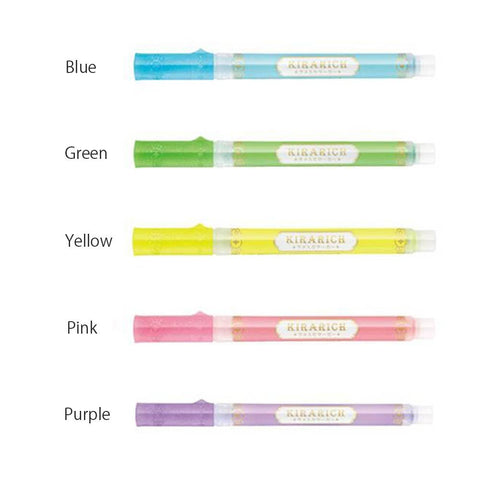ZEBRA GLITTER HIGHLIGHTER KIRARICH PEN