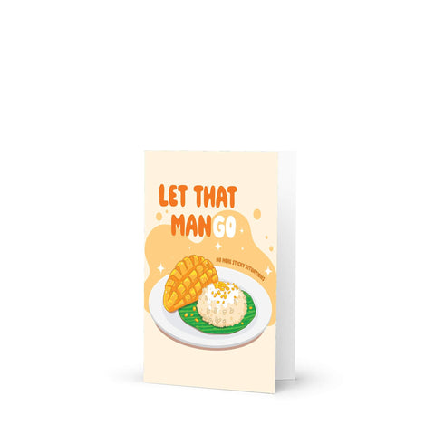 ManGO Funny Divorce Cards | Thai Sticky Rice Dessert Break Up Greetings