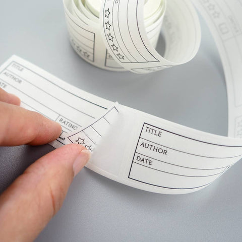LAOMIS 5 Star Book, Reading Rating Writable Washi Stickers