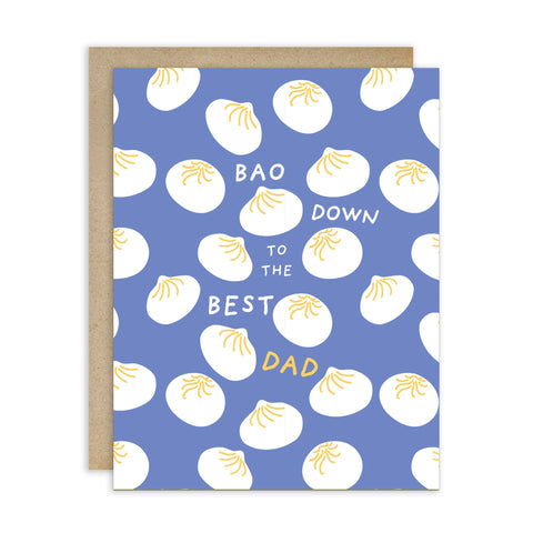 Bao Father's Day Card | Funny Steamed Bun Food for Dad