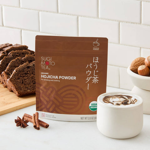 Organic Hojicha Powder - Japanese Roasted Green Tea Powder