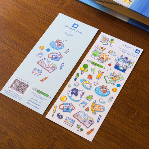 Sticker Sheet - Summer Pool Party