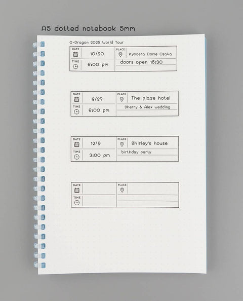 LAOMIS Reminder Invitation Writable Washi Tape
