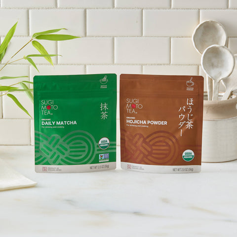 Organic Hojicha Powder - Japanese Roasted Green Tea Powder