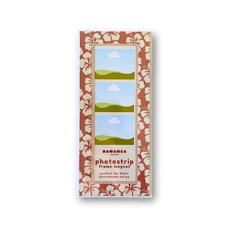 Floral and Fauna Photobooth Frame Magnet