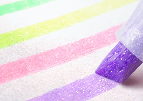 ZEBRA GLITTER HIGHLIGHTER KIRARICH PEN