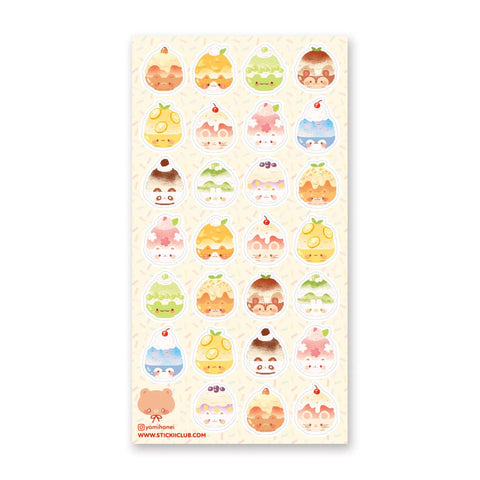 Yummy Shaved Ice Sticker Sheet