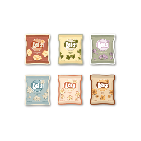Manini Bag Of Leiʻs Sticker Pack