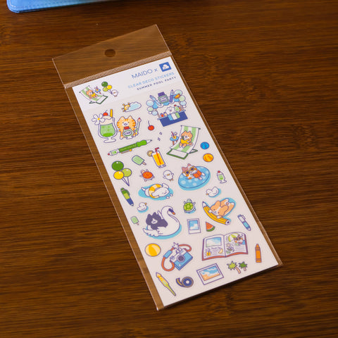 Sticker Sheet - Summer Pool Party