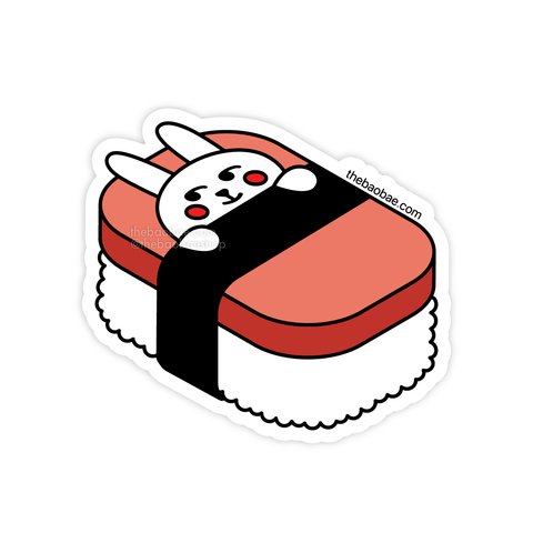 Bunny Spam Musubi Sticker