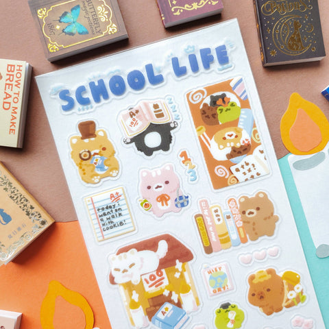School Days Sticker Sheet
