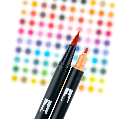 Limited Edition Dual Brush Pen Art Markers, Manga Illustration, Bird