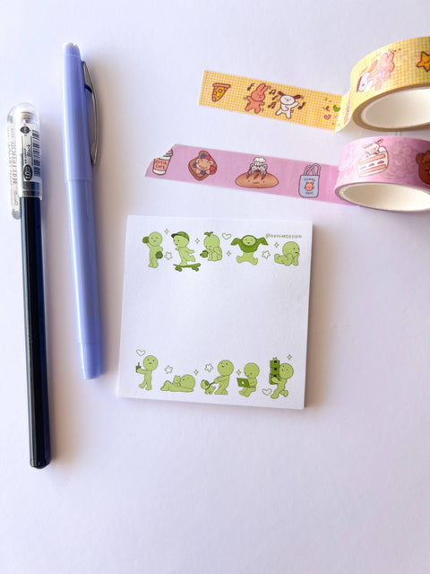 Cute sticky note pad 3x3