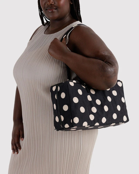Medium Nylon Bowler Bag