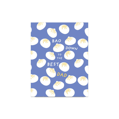 Bao Father's Day Card | Funny Steamed Bun Food for Dad
