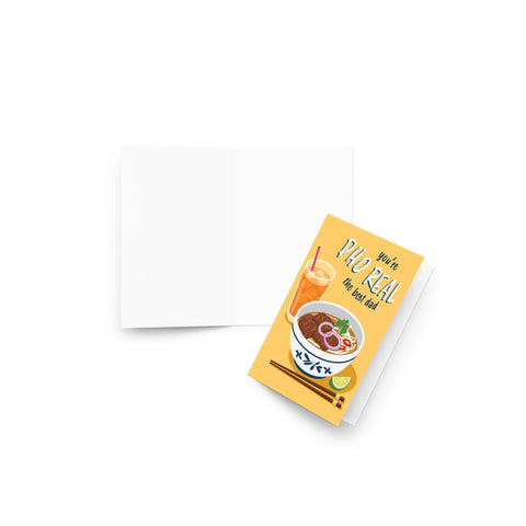 Pho Father's Day Card | Funny Vietnamese Noodle Soup Food Pun