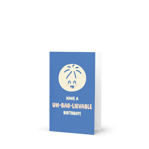 Un-Bao-lieveable Cute Birthday Cards | Asian Bao Dim Sum Food Snacks