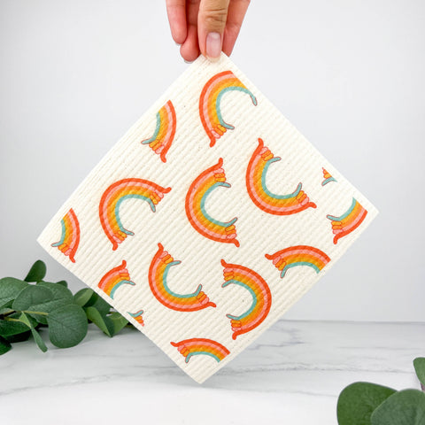Swedish Dishcloth | Rainbow Shaka x Kelsie Dayna