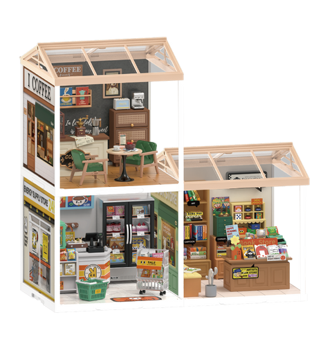 DIY Miniature House Kit: Fascinating Book Store